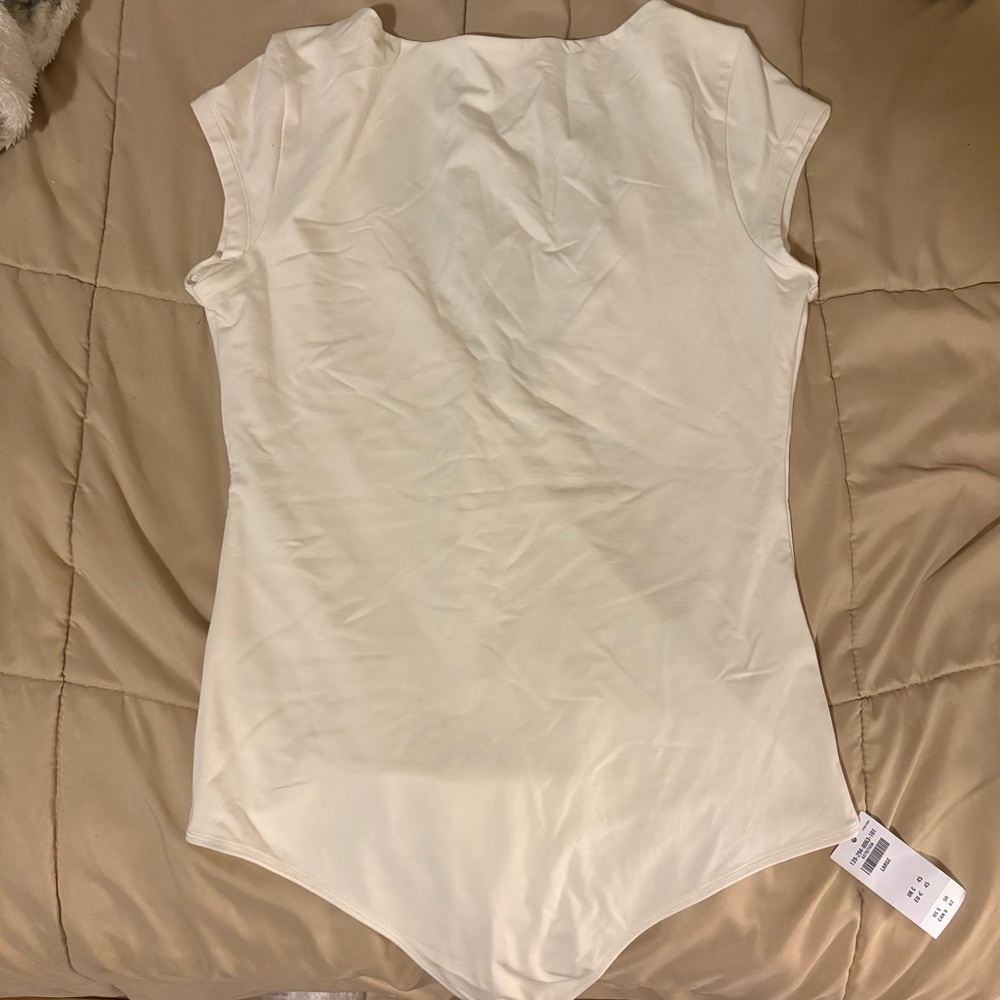 Backless Abercrombie Bodysuit - White